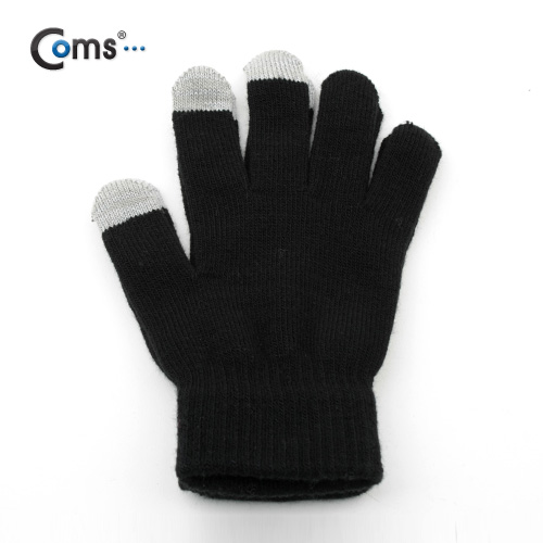 Coms 스마트폰 장갑 Black