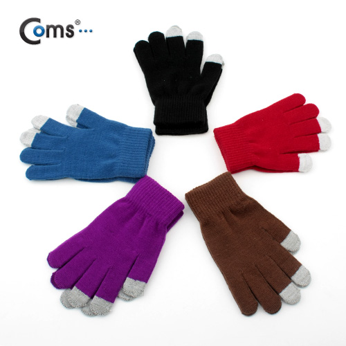 Coms 스마트폰 장갑 BLUE