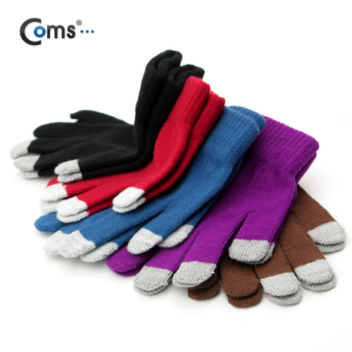 Coms 스마트폰 장갑 RED