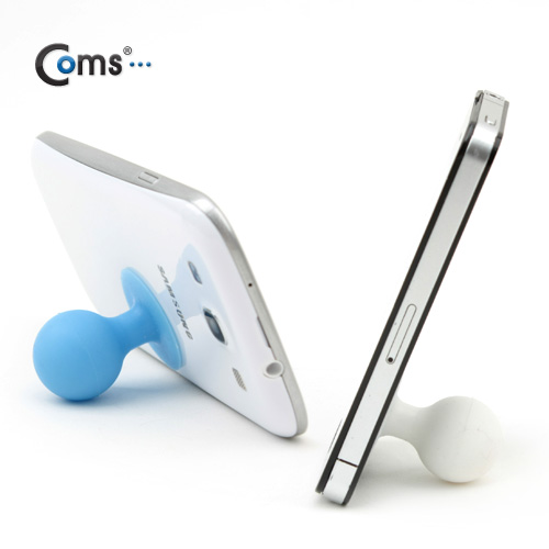 Coms 스마트폰 스탠드(Blue), 실리콘/1ea 파랑
