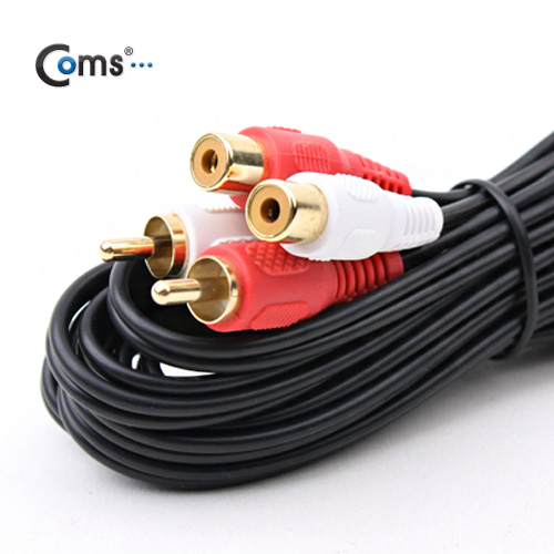 Coms RCA 케이블(2선/연장) 3M