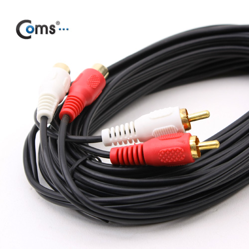 Coms RCA 케이블(2선/연장) 10M