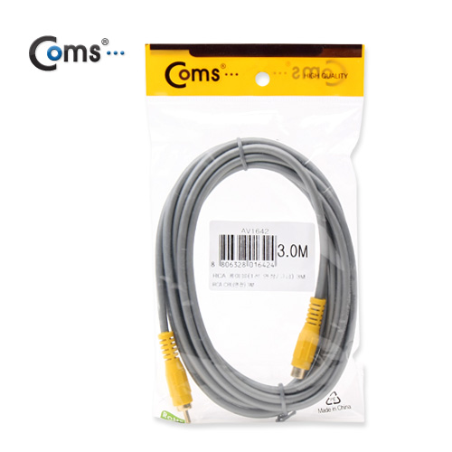 Coms RCA 케이블(1선 연장/고급) 3M