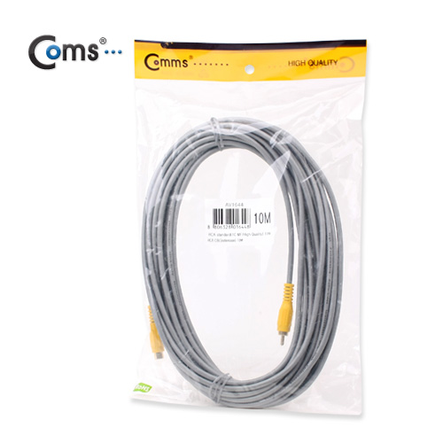 Coms RCA 케이블(1선 연장/고급) 10M