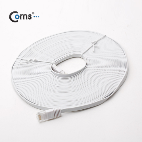 Coms CAT6 평면 랜케이블 (LAN cable) 20m - 다이렉트