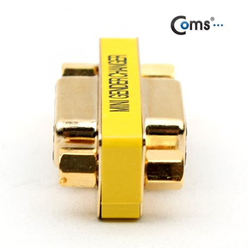 Coms 모니터 젠더(15F/15F), 3열, GOLD Metal/VGA/연장