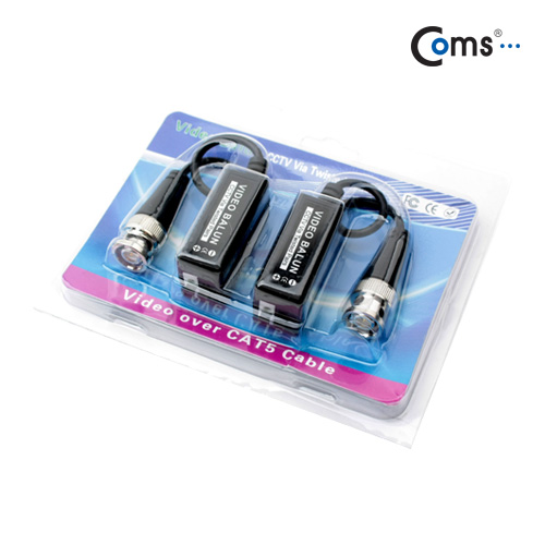 Coms BNC 리피터(Balun), CCTV 신호연장/사각 - UTP푸시 타입