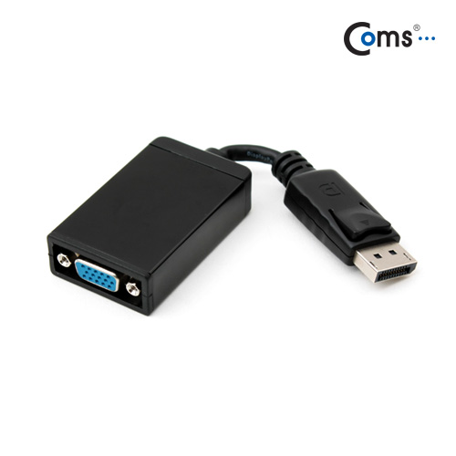 Coms 디스플레이포트 컨버터, VGA변환, DP(M) to VGA(F), 15cm