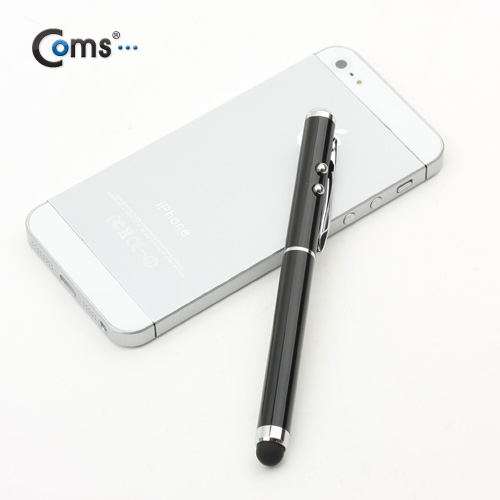 Coms 터치펜 정전식 (LED 포인터 램프포함)