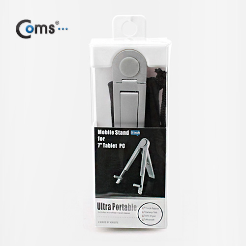 Coms 스마트폰 스탠드, 탁상용/Silver/7인치용