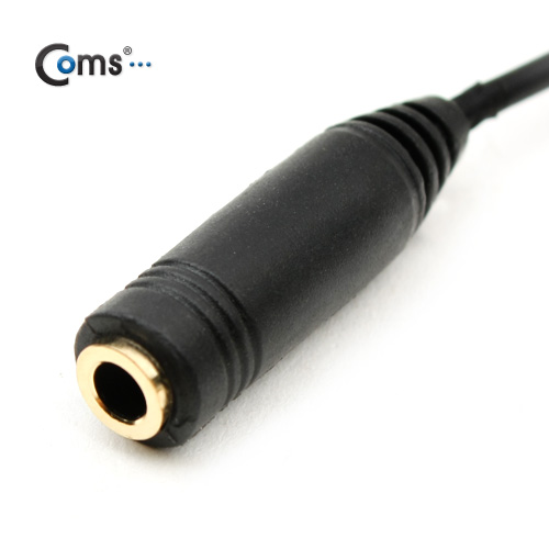 Coms 스테레오 케이블(3극F /4극M) 15cm B/W/ST/Stereo