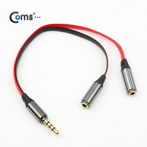 Coms 스테레오 케이블(Y형/Flat) 15cm/Stereo