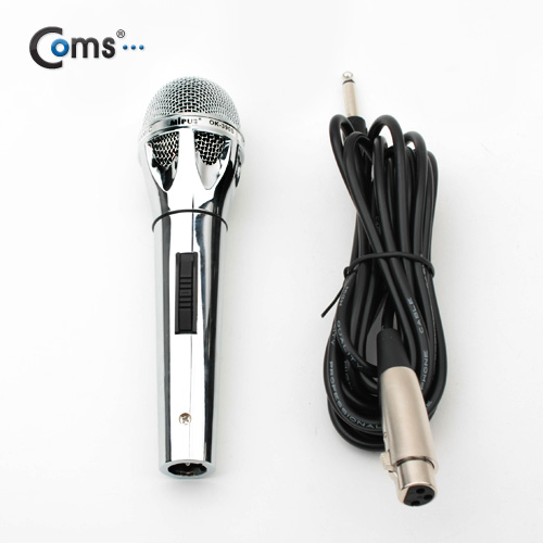 Coms 마이크(MP-390S), 6.3mm/Silver, 다이나믹형