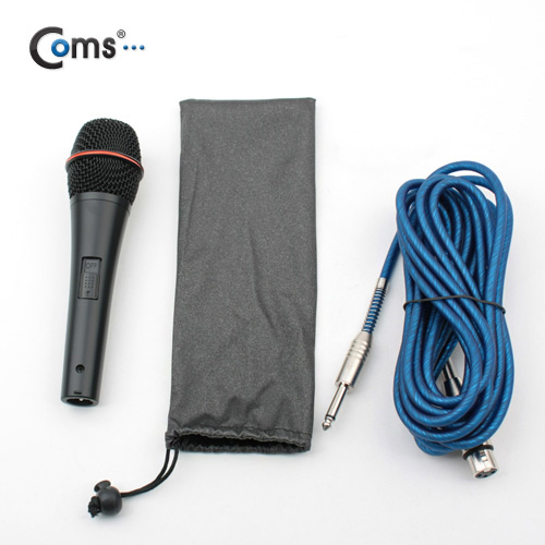 Coms 콘덴서 마이크(MP-5500), 6.3mm/앰프기능/콘덴서(건전지)