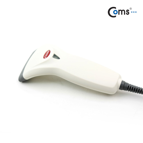 Coms 바코드 스캐너 (Z-3220), PS2용 화이트
