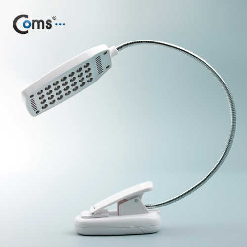 Coms USB 램프(스탠드형),28LED, 화이트