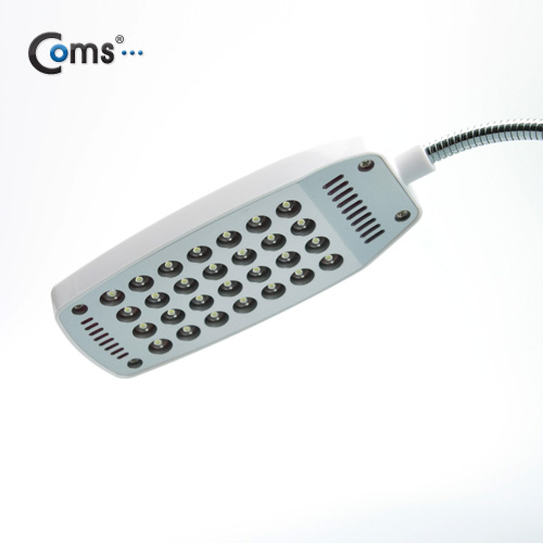 Coms USB 램프(스탠드형),28LED, 화이트