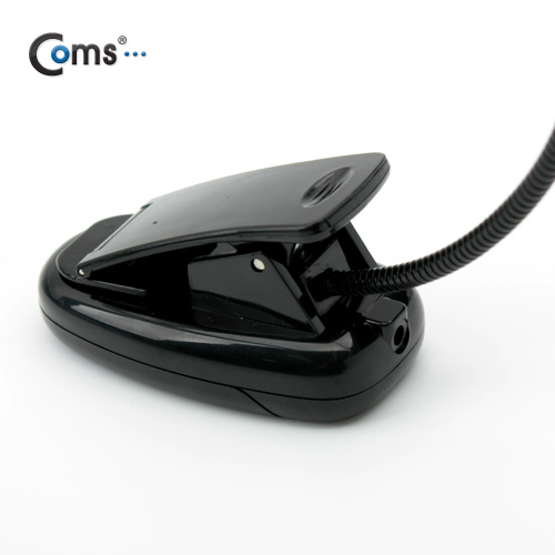 Coms USB 램프(스탠드형),18LED/원형, 블랙