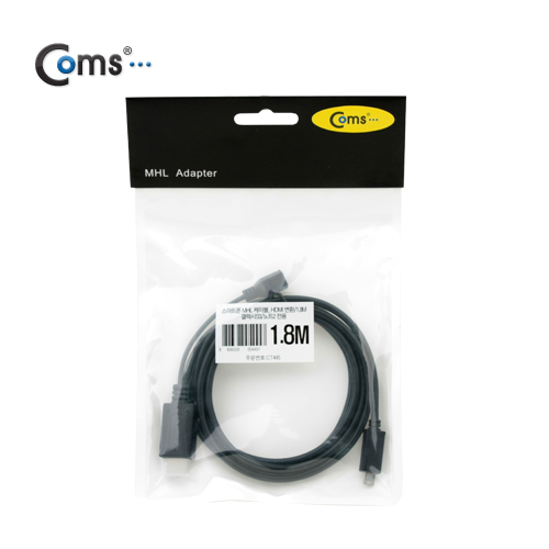 Coms 스마트폰 MHL케이블,HDMI변환/1.8M (갤럭시S3,노트2 전용)