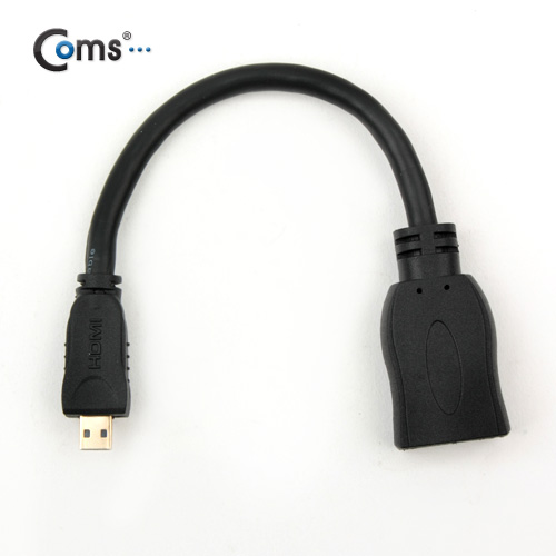 Coms HDMI 변환젠더(Micro HDMI M/ HDMI F)-케이블타입