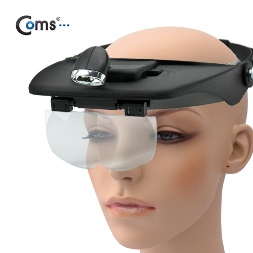 Coms 확대경(모자 캡형),확대경 4set