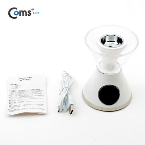 Coms 시계(탁상용/아로마 히터 포함)