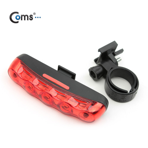 Coms 자전거 후방 안전 점멸기 5LED / LED 램프