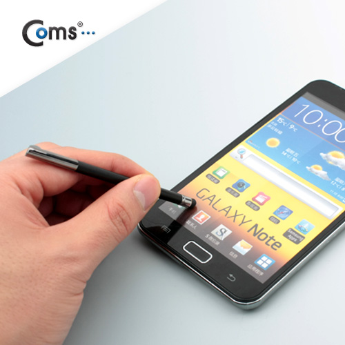 Coms 슬림 터치펜 정전식, 갤노트용/Black