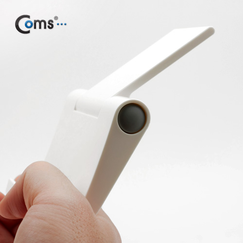 Coms 스마트폰 스탠드, 태블릿 겸용,접이형 White