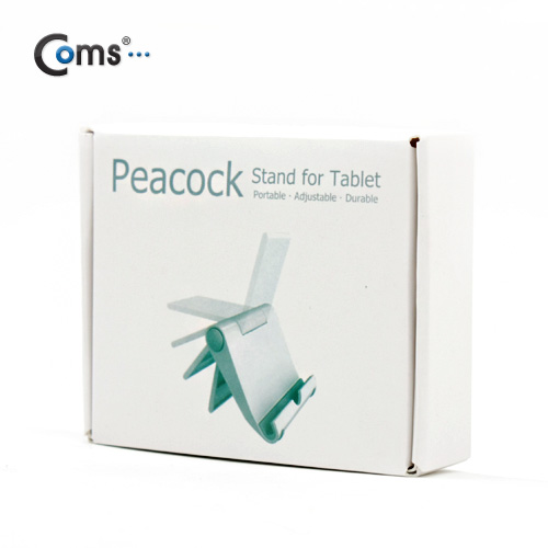 Coms 스마트폰 스탠드, 태블릿 겸용,접이형 White