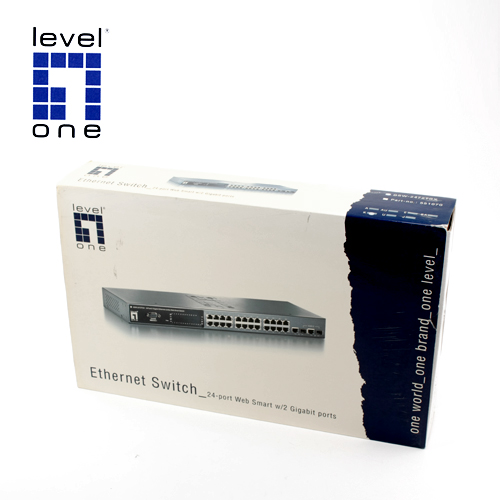LevelOne 24포트 10/100Mbps + 2GBIC