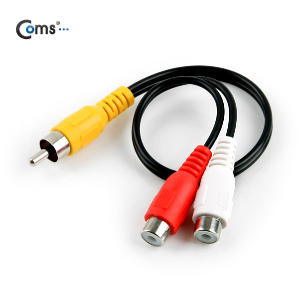 Coms RCA M/Fx2 Y 케이블 20cm
