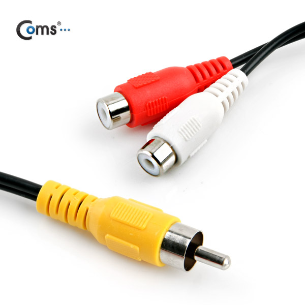 Coms RCA M/Fx2 Y 케이블 20cm