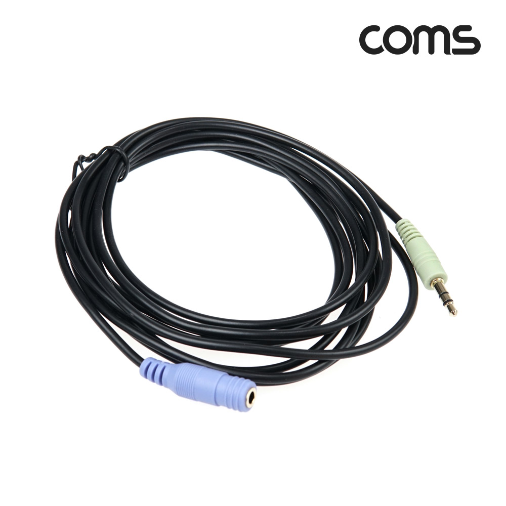 Coms 스테레오 케이블 3.5Φ (연장) 3M/Stereo