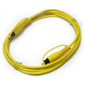 Coms 오디오광 Optical 케이블(4∮/각각) 2M, 고급/노랑