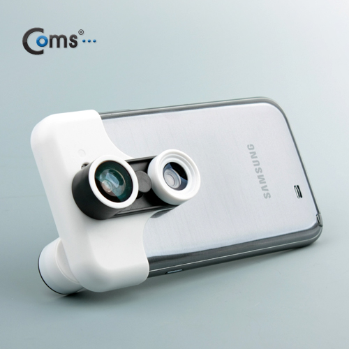 Coms 스마트폰 카메라 확대경, 갤럭시노트2 전용 (피쉬아이/Macro/Wide 기능)