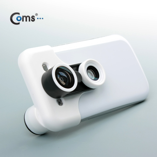 Coms 스마트폰 카메라 확대경, 갤럭시S3 전용 (피쉬아이/Macro/Wide 기능)