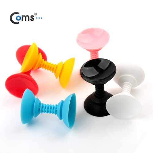 Coms 스마트폰 스탠드 (양면 흡착형), White