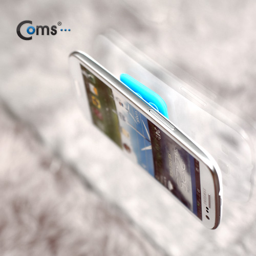 Coms 스마트폰 거치대(흡착 빨판형), Blue