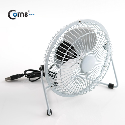 Coms USB 선풍기 (상하조절),Metal White/대형-20cm