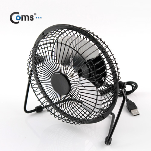 Coms USB 선풍기 (상하조절),Metal Black/대형-20cm / evn2