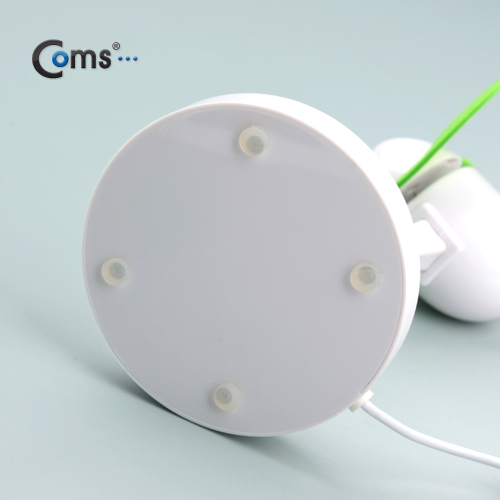 Coms USB 선풍기 (Green), 각도조절/미끄럼방지패드