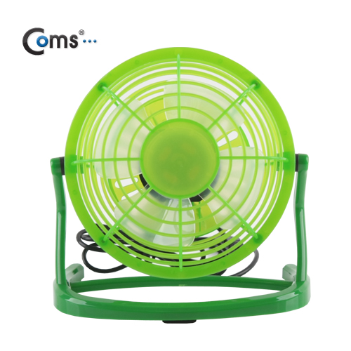 Coms USB 선풍기/상하조절/녹색