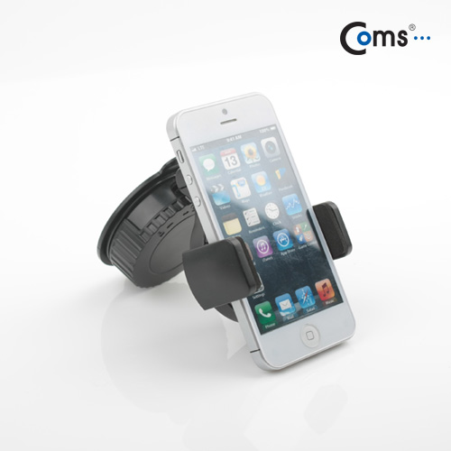 Coms 차량용 거치대, 360도 회전/Short Body (유리흡착식)