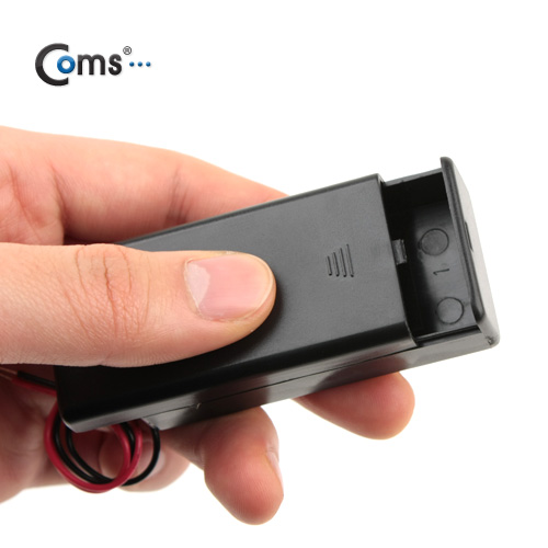 Coms 건전지 홀더 케이스,9V(6F22),2선전원,On/Off스위치