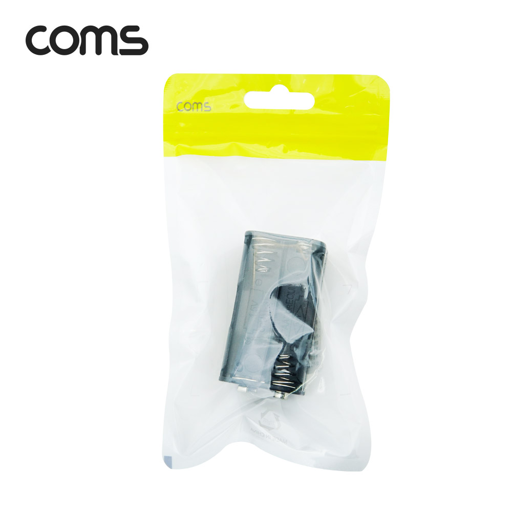 Coms 건전지 홀더, AAx4ea, 9V(6F22)타입전원