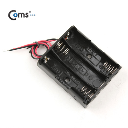 Coms 건전지 홀더, AAx3ea, 2선전원