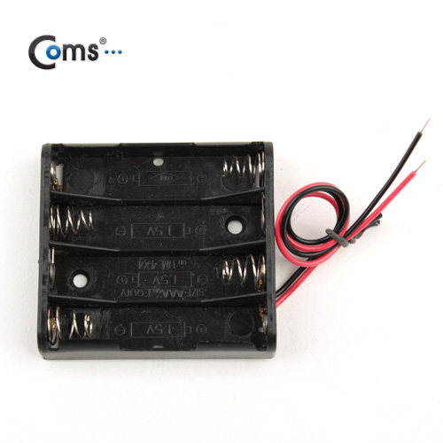 Coms 건전지 홀더, AAAx4ea, 2선전원