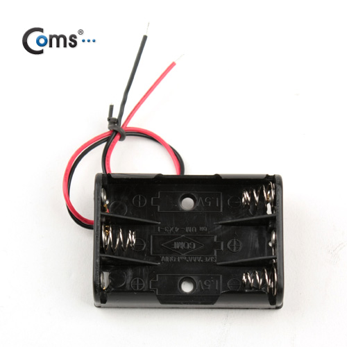 Coms 건전지 홀더, AAAx3ea, 2선전원