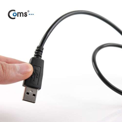 Coms USB/Micro USB(B) 케이블(충전/데이터), 1M, Black